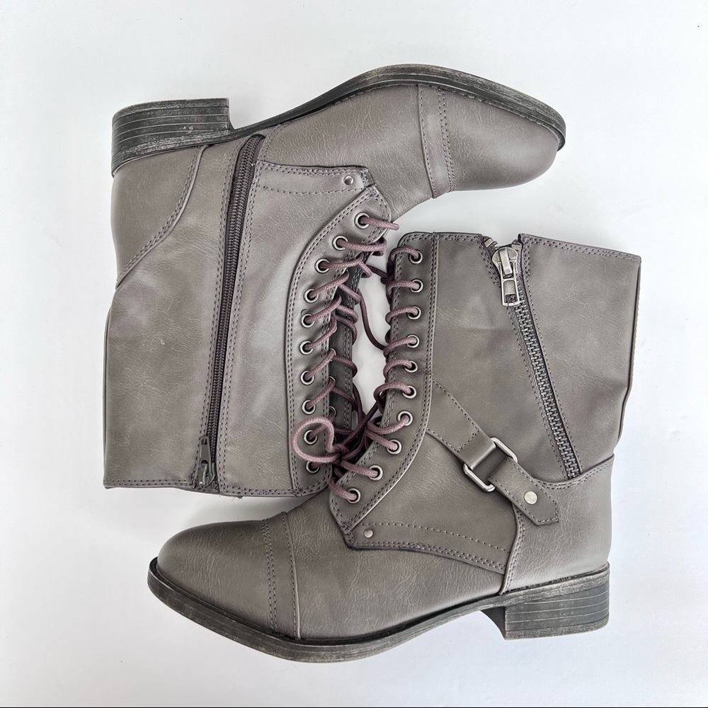 Combat Boots Rampage Ram Jonder Size 8 Gray